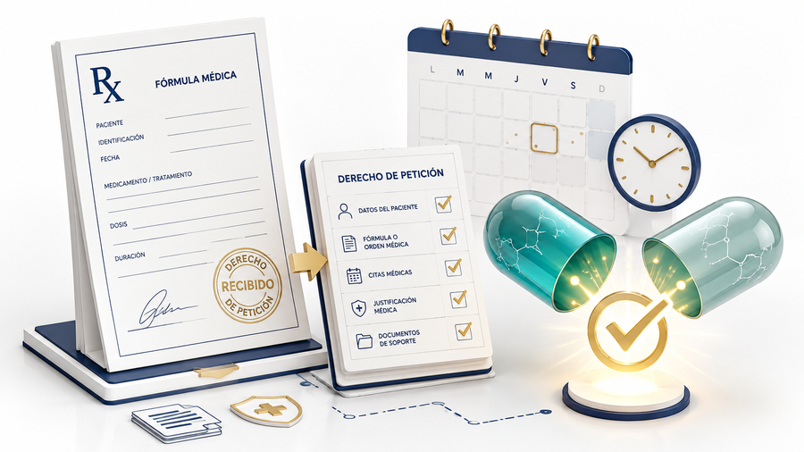 Cómo hacer un derecho de petición a la EPS por medicamentos, citas o autorizaciones